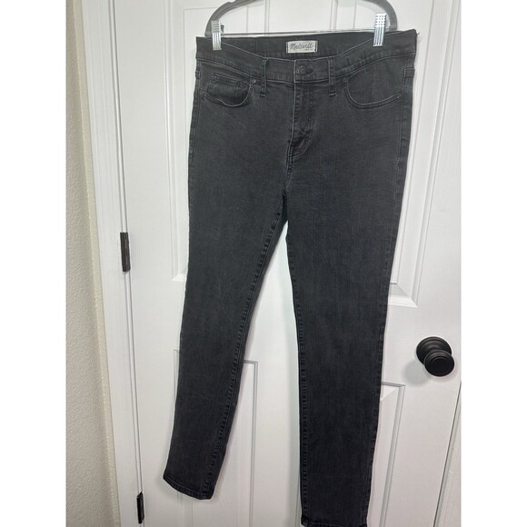 Madewell Denim - Madewell Alley Straight Jeans In Black Frost Size 31 with 30" inseam